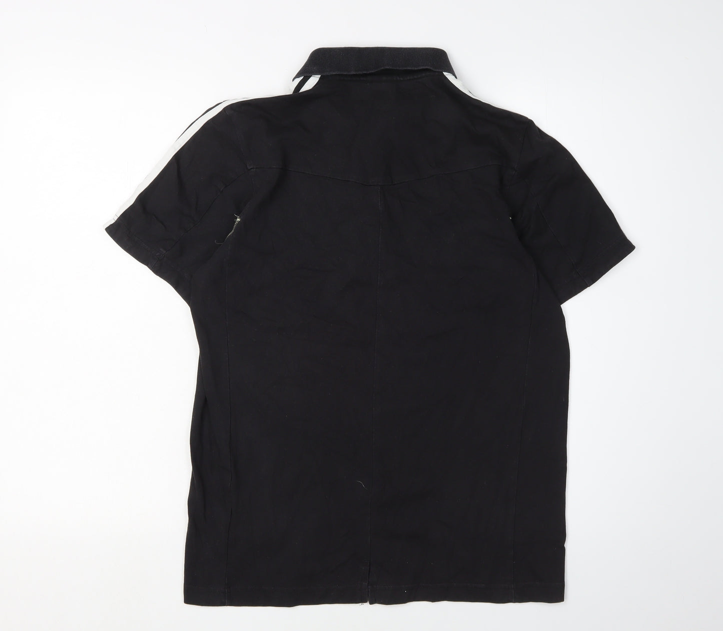 Adidas Men's Black Rugby Polo Shirt S