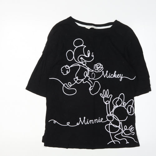 Marks & Spencer Women’s Black Disney Nightshirt Size 8