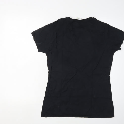 Netflix Black Women's S T-Shirt, Casual Crew Neck