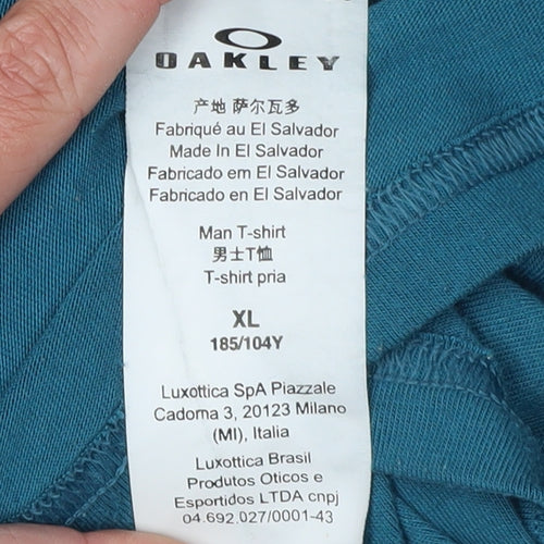 Oakley Men's Blue XL Short Sleeve T-Shirt