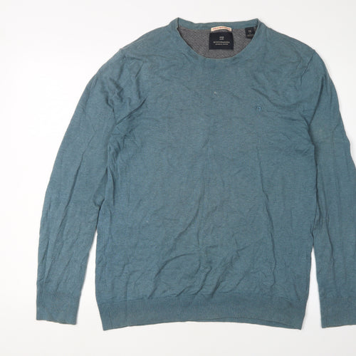 Scotch & Soda Men's Blue Pullover Jumper L