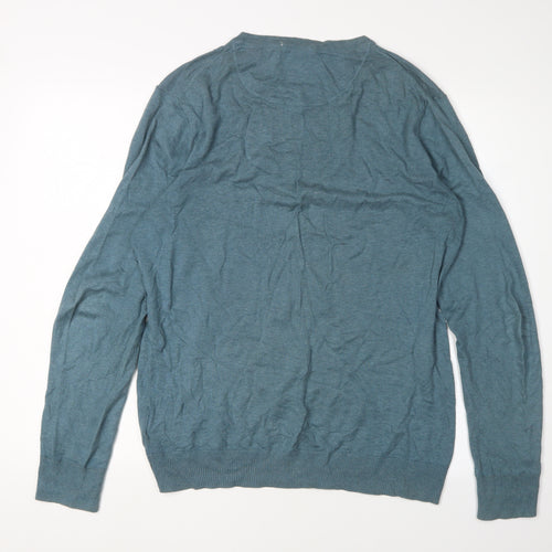 Scotch & Soda Men's Blue Pullover Jumper L