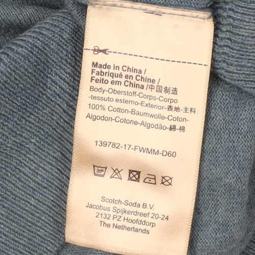 Scotch & Soda Men's Blue Pullover Jumper L