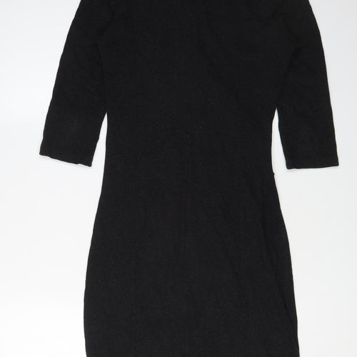Vila Women's Black Bodycon Dress, Size S - Stylish & Chic