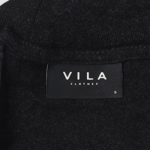 Vila Women's Black Bodycon Dress, Size S - Stylish & Chic