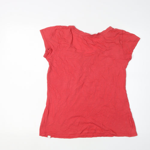 White Stuff Women's Red T-Shirt Size 12