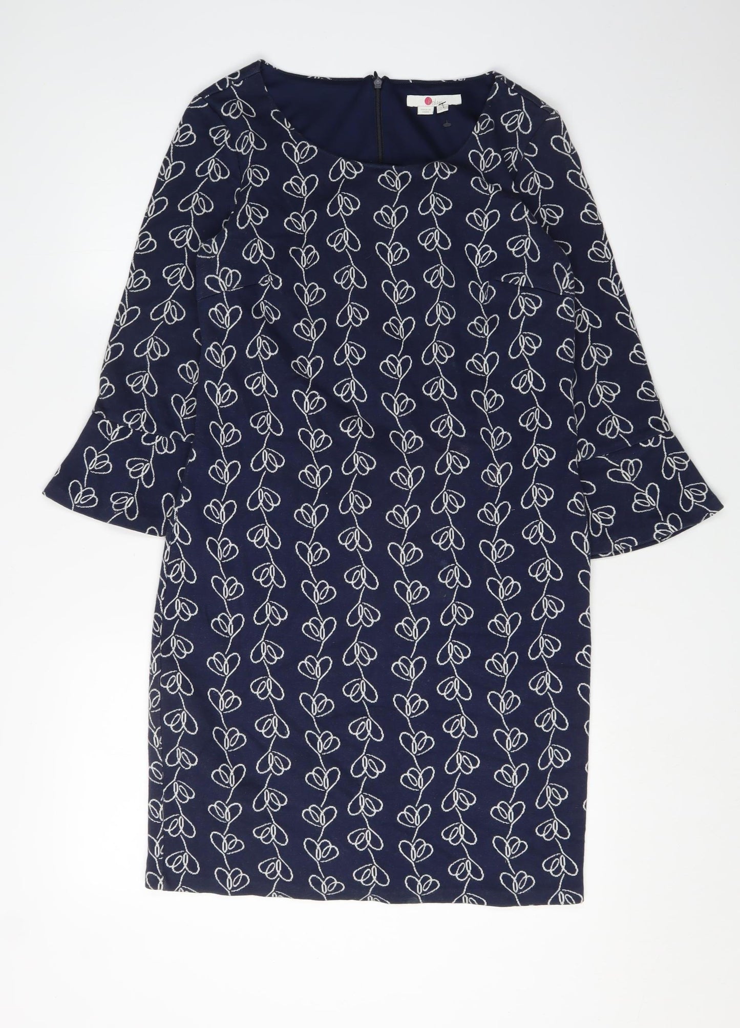Boden Women's Blue Shift Dress Size 10