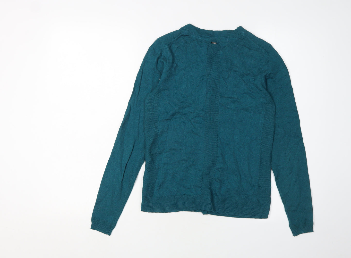 White Stuff Women's Green Merino Cardigan Size 6