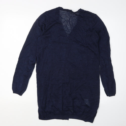 Laura Ashley Women's Blue V-Neck Cardigan Size 10