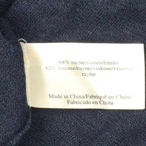 Laura Ashley Women's Blue V-Neck Cardigan Size 10
