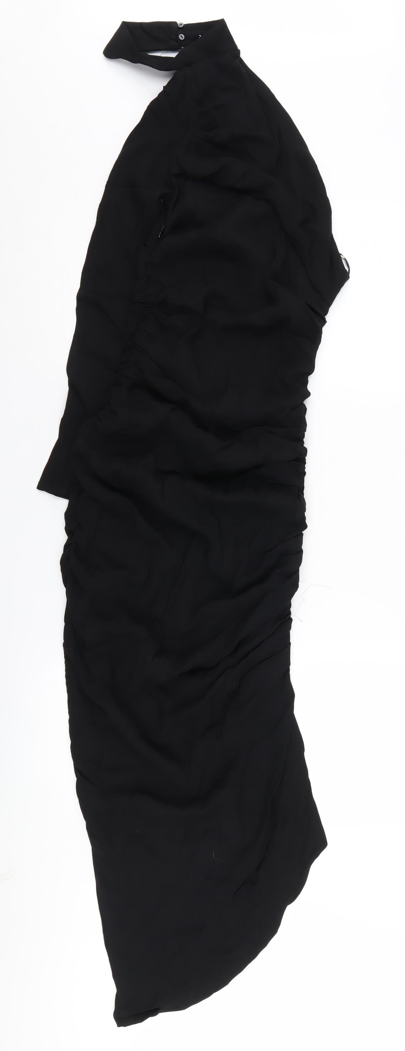 Zara Women's Black Midi Bodycon Dress Size M