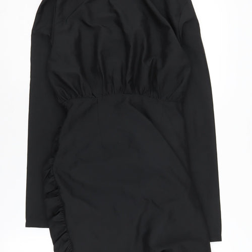 PrettyLittleThing Women’s Black Shirt Dress Size 10 Cocktail