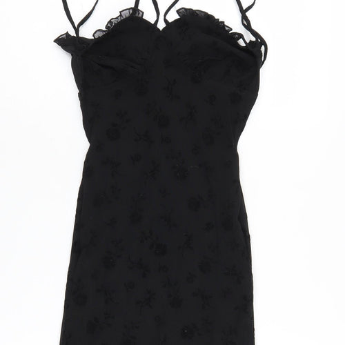 Motel Women's Black Bodycon Mini Dress Size S