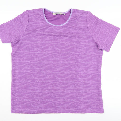 Purple Honor Millburn Women's Basic T-Shirt L