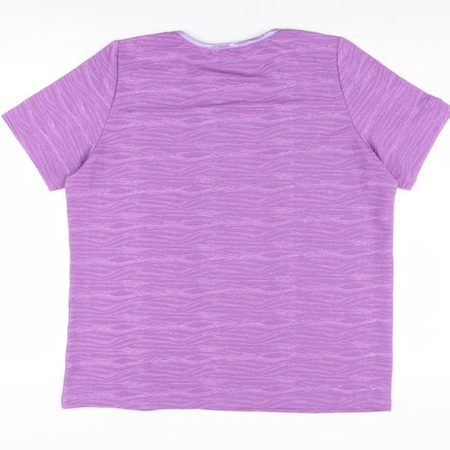 Purple Honor Millburn Women's Basic T-Shirt L
