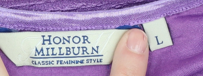 Purple Honor Millburn Women's Basic T-Shirt L