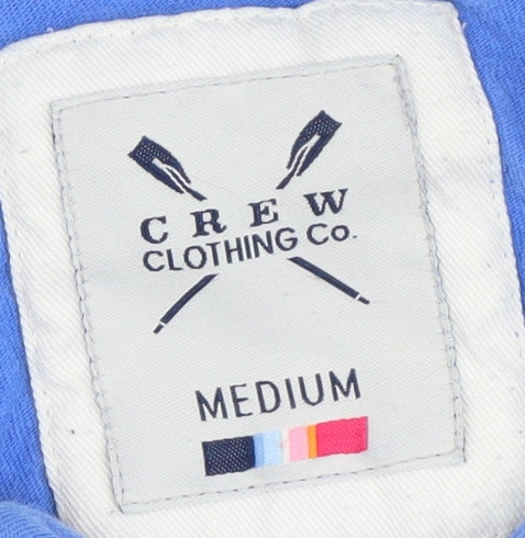 Crew Clothing Men's Blue Medium Striped Polo Shirt