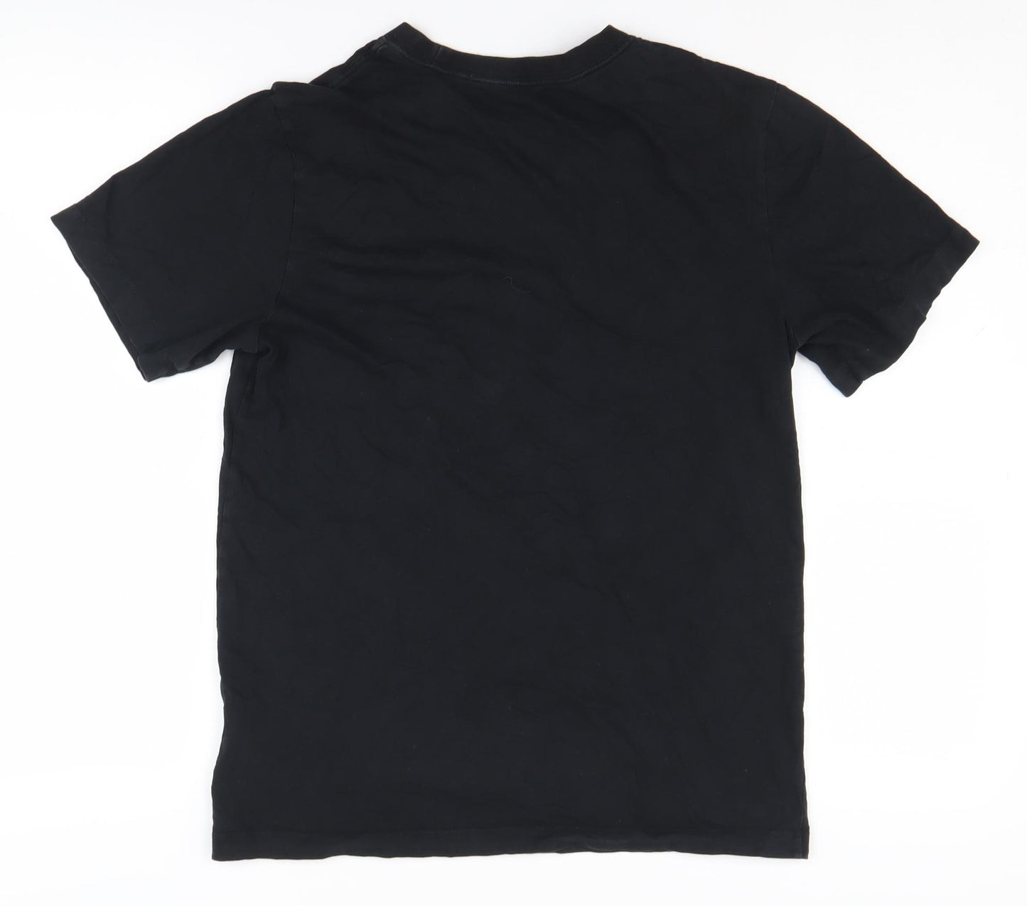 Nike Men's Black S T-Shirt, Logo Crew Neck