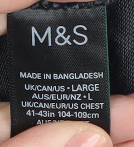 Marks and Spencer Men's Grey Polo Large