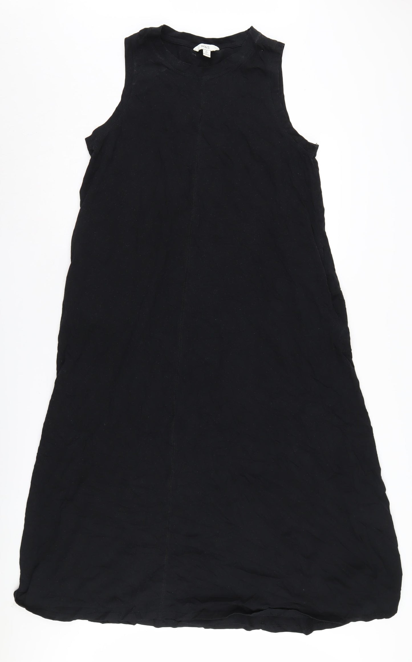 Marks and Spencer Women's Black Midi Shift Dress