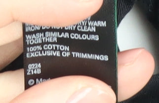 Marks and Spencer Women's Black Midi Shift Dress