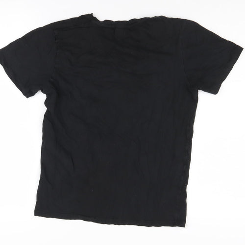 Jack & Jones Men's XS Black Graphic Print T-Shirt