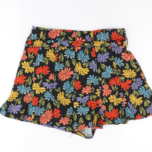 Zara Women's Multicoloured S Paperbag Shorts