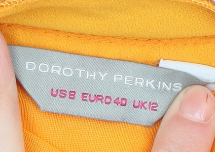 Dorothy Perkins Women's Yellow Tunic Blouse UK 12