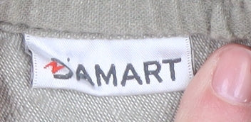 Damart Women's Beige Cotton Skirt Size 24