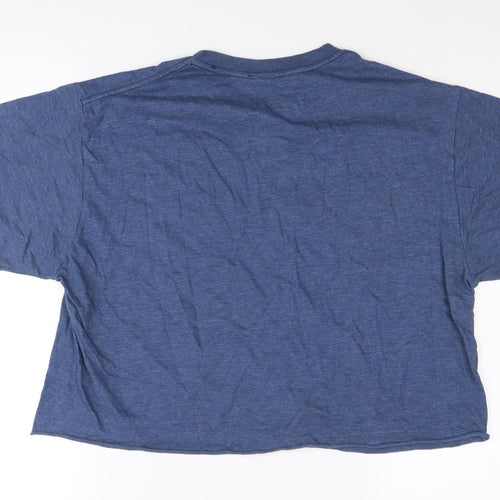 Disney Unisex Blue Classic Graphic T-Shirt in Large