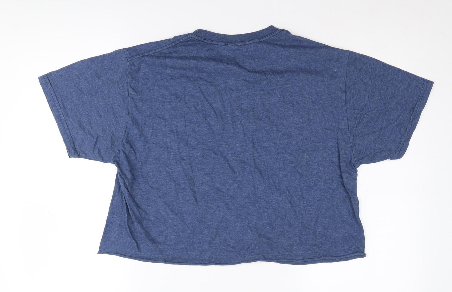 Disney Unisex Blue Classic Graphic T-Shirt in Large