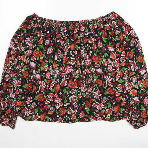 Zara Women's Floral Multicoloured Tunic Blouse, S