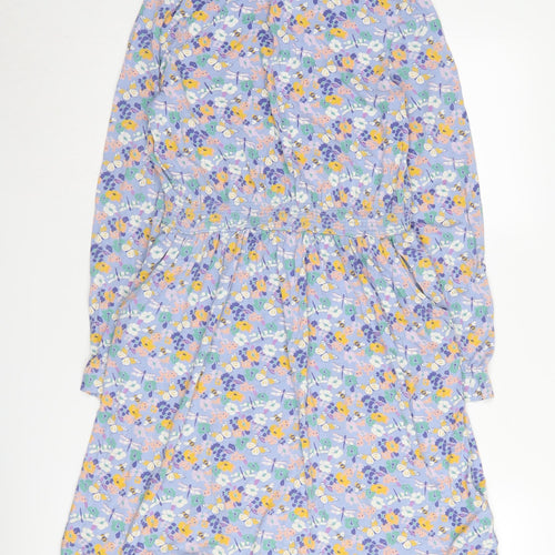 FatFace Girls Multicoloured Floral Knee Length Dress 12-13 Years