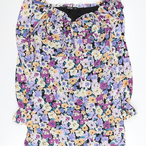 Nasty Gal Women's Floral Shift Dress Size 12