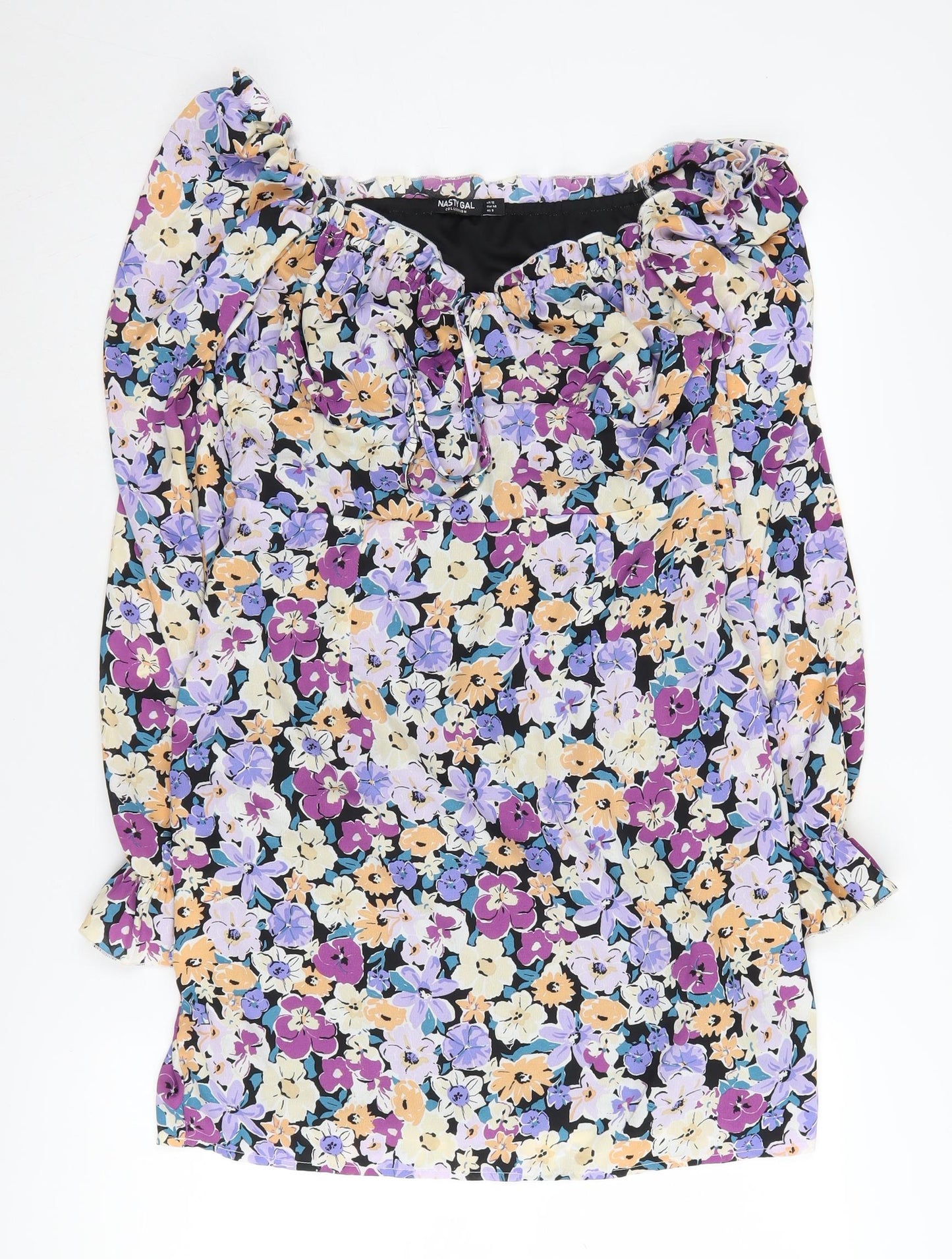 Nasty Gal Women's Floral Shift Dress Size 12