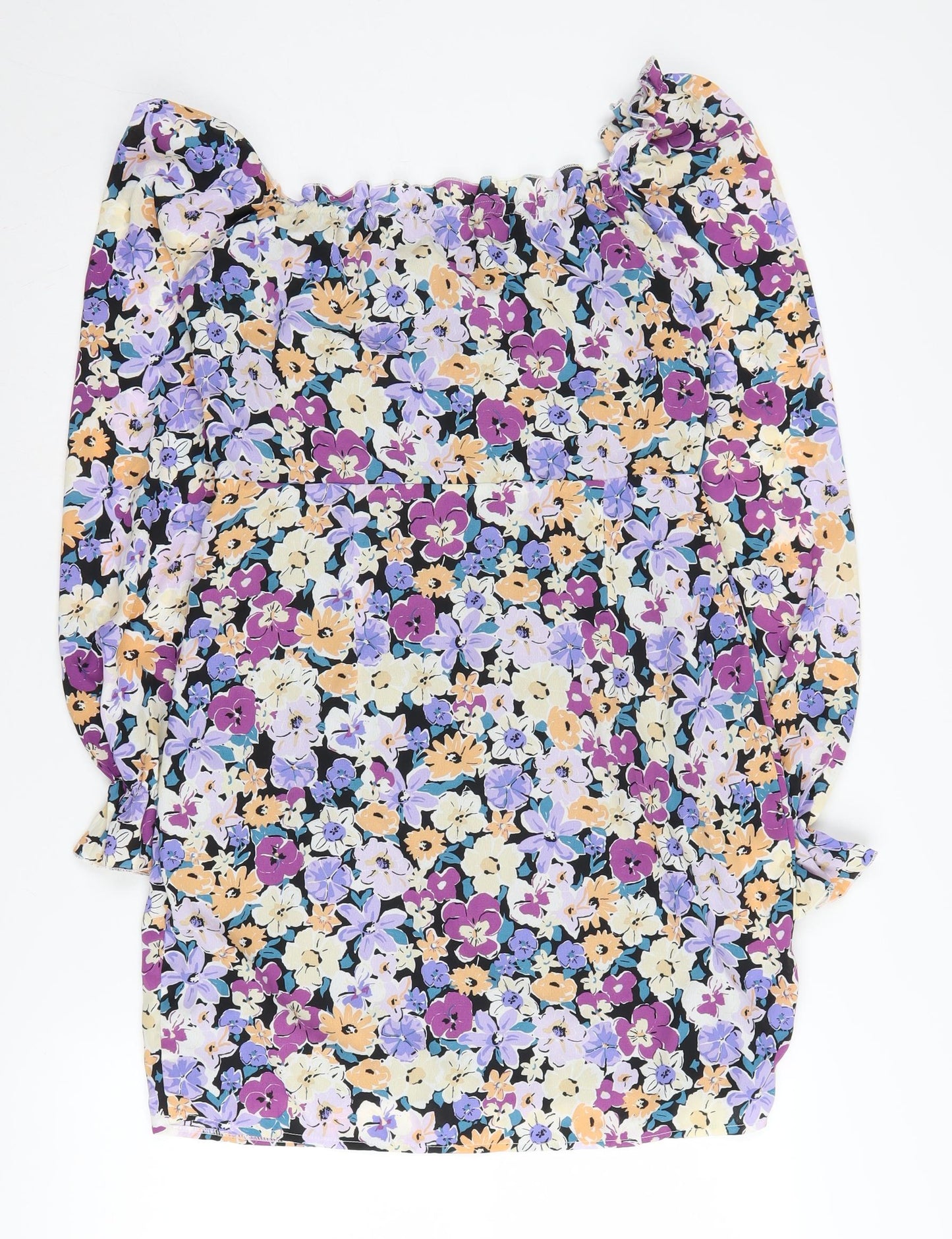 Nasty Gal Women's Floral Shift Dress Size 12