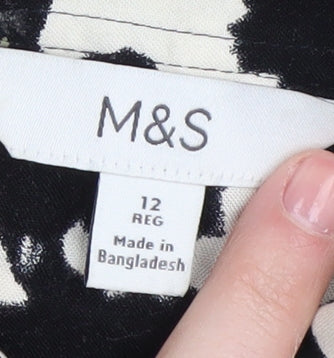 Marks and Spencer Women's Size 12 Animal Print Shirt Dress