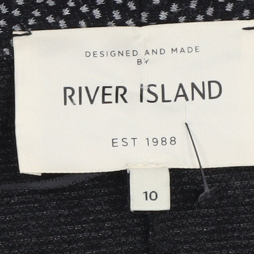 River Island Women's Black Blazer Size 10
