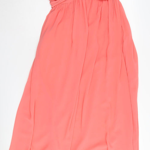 Holly Willoughby Women's Pink A-Line Midi Dress