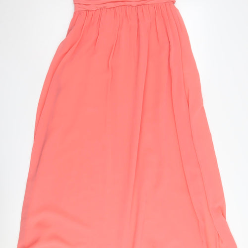 Holly Willoughby Women's Pink A-Line Midi Dress