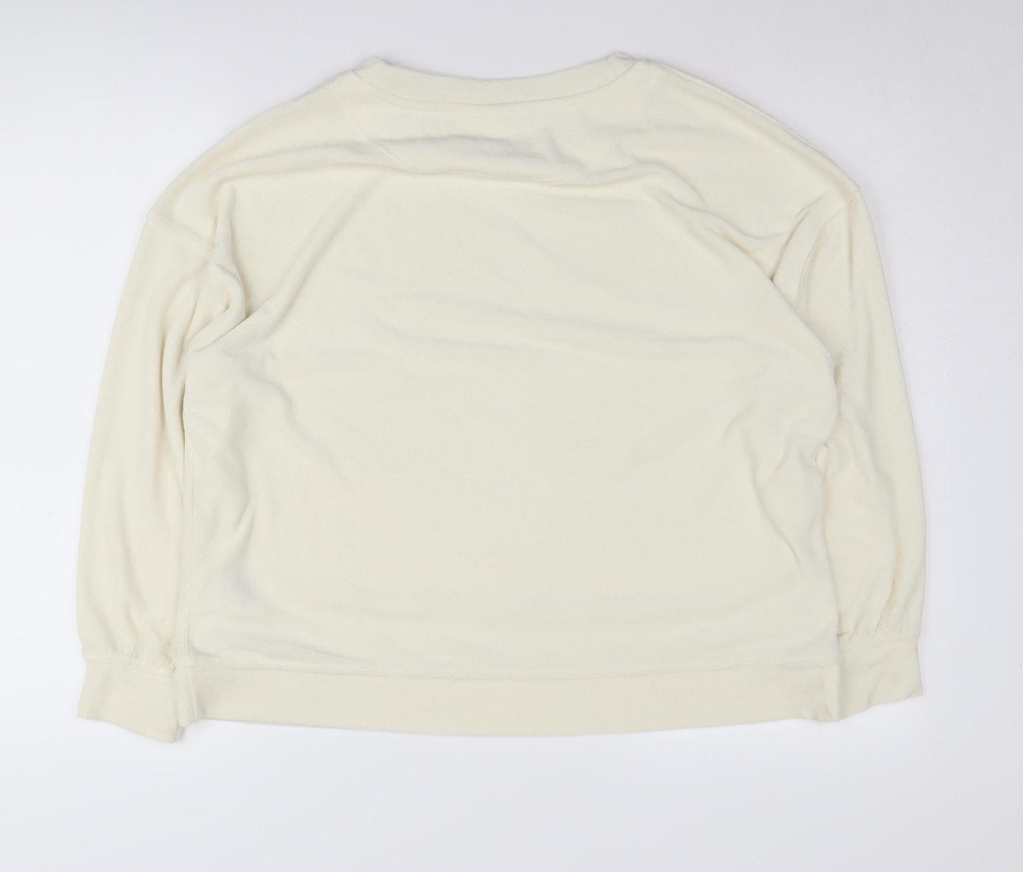 H&M Women's Ivory Pullover Sweatshirt Size 12