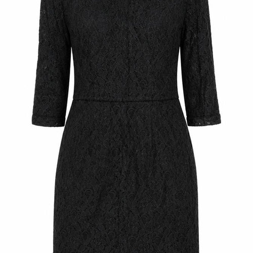 MNG Women's Black Lace Sheath Dress XS