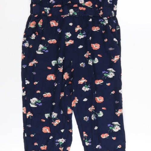 River Island Girls Floral Jumpsuit, Multicoloured, 11 Years