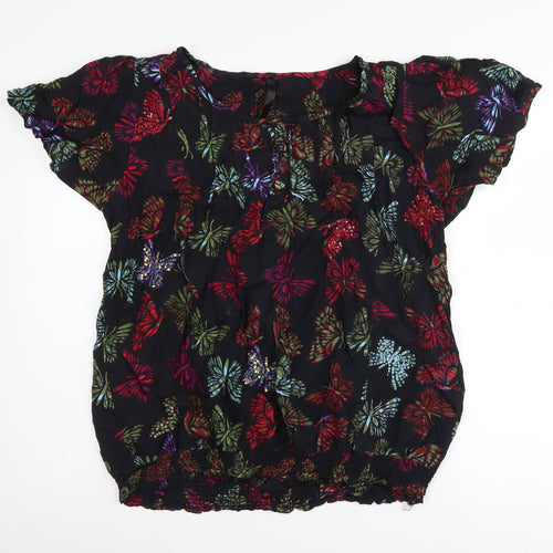 Evans Multicoloured Butterfly Blouse Women Size 18