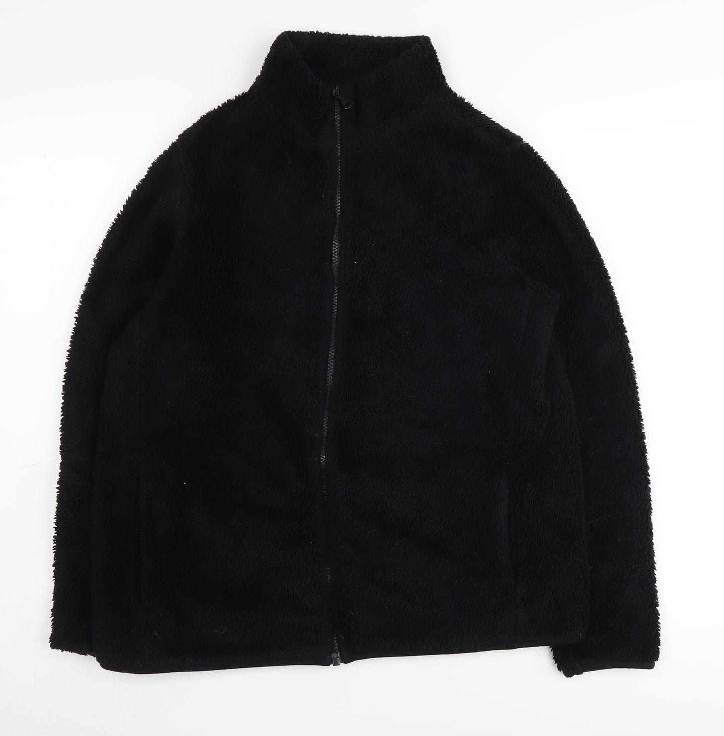 Uniqlo Women's Black XL Fleece Jacket