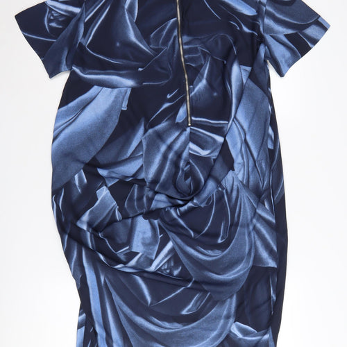 & Other Stories Women Blue Shift Dress Size 10