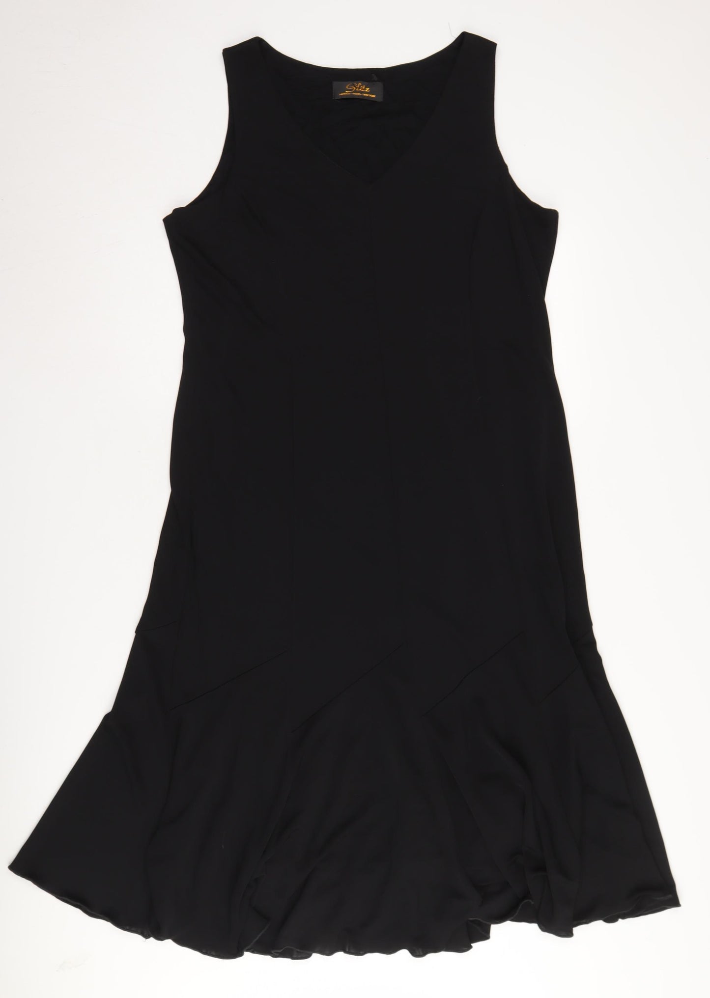 Glitz Women's Black Sheath Dress Size 20