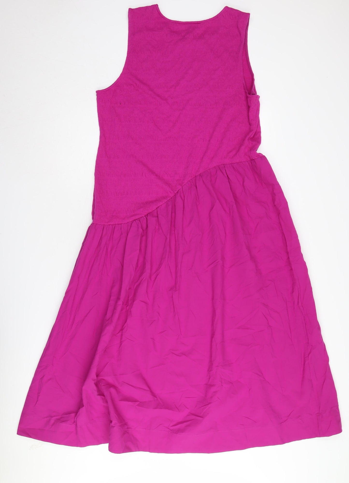 Marks and Spencer Women's Pink A-Line Midi Dress