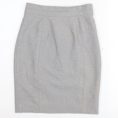 H&M Women's Grey Pencil Skirt, Size 6, Business Casual