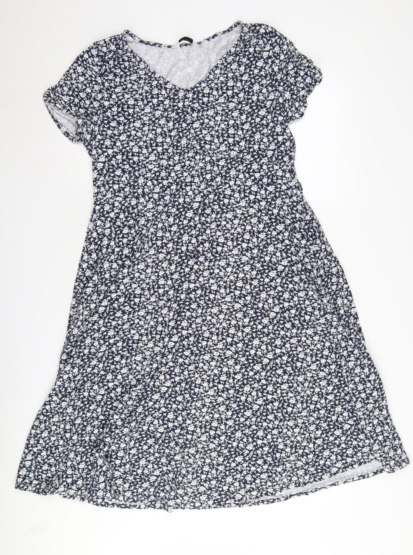 Dorothy Perkins Maternity Blue Floral Wrap Dress